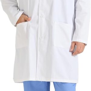 Bata de Laboratorio Sanforizada MISEMIYA (Unisex) - Resistente a Lavados Industriales