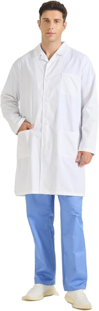 Bata de Laboratorio Sanforizada MISEMIYA (Unisex) - Resistente a Lavados Industriales