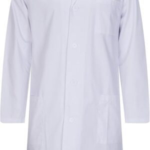 Bata de Laboratorio Unisex con Cierre Clásico de Botones - Comodidad Diaria