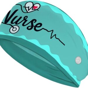 Diadema de Enfermería con Doble Botón - Banda Elástica Antideslizante y Protector de Oídos