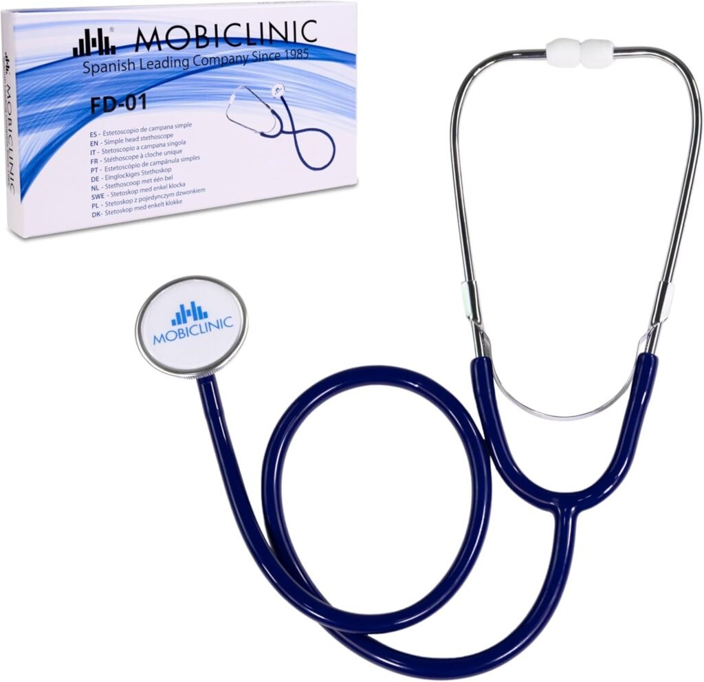 Fonendoscopio Profesional Mobiclinic - Estetoscopio de Alta Precisión Acústica y Diseño Ligero