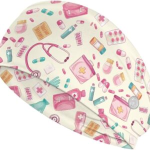 Diadema de Enfermería con Botones para Mascarilla - Banda Elástica Antideslizante