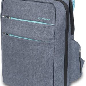 ELITE BAGS City's - Mochila de Asistencia Domiciliaria y Emergencias Sanitarias - Gris y Azul