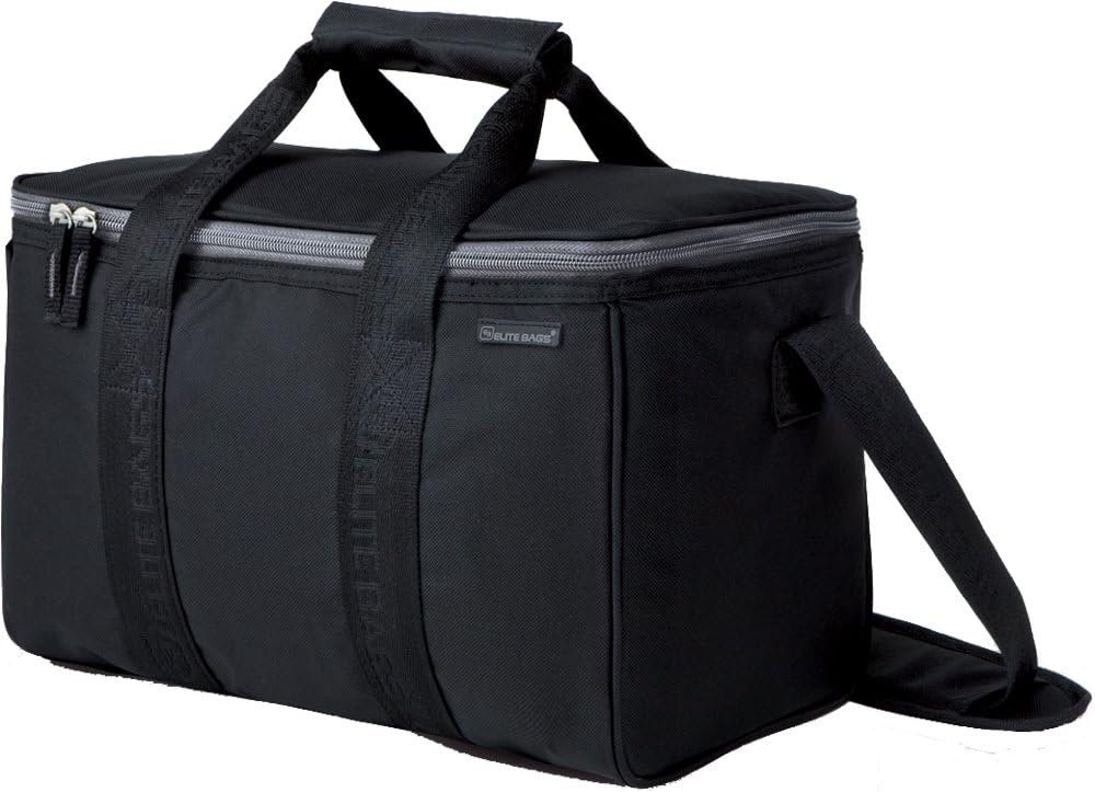 ELITE BAGS Multy's - Maletín Médico Profesional y Bolsa de Emergencias Multiusos - Negro
