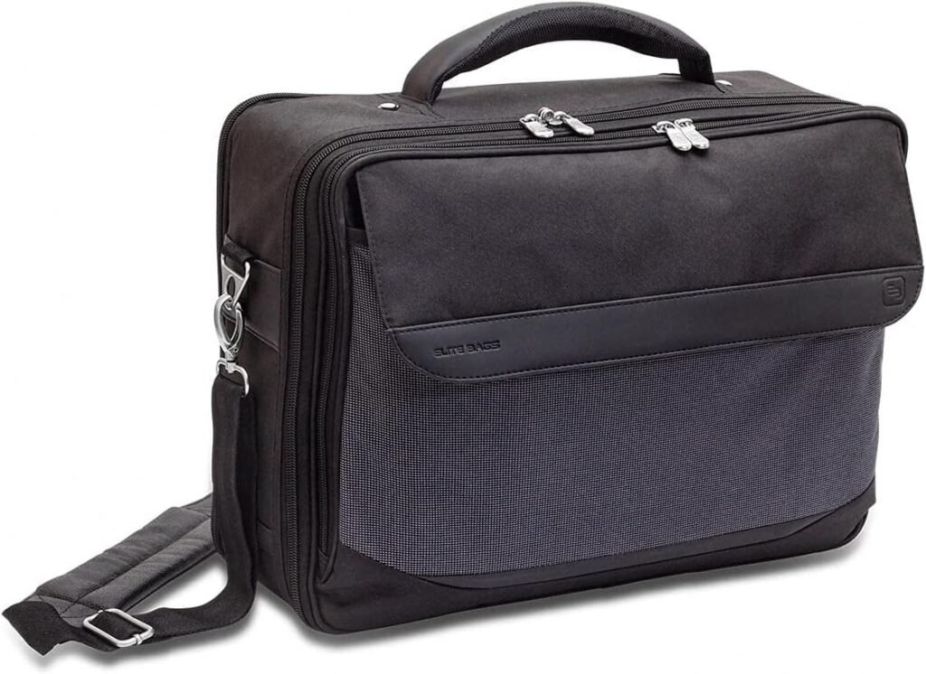 Elite Bags Doctor's - Maletín de Asistencia Domiciliaria con Compartimentos Extraíbles y Ampulario