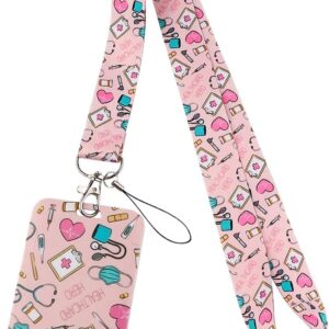 Lanyard Sanitario de Cuello con Clip de Seguridad - Cordón Porta Tarjetas e Identificaciones