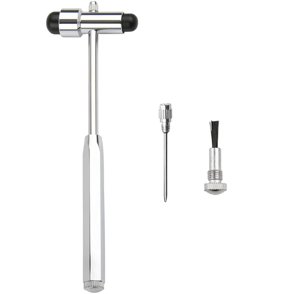 Martillo de Reflejos Neurológico Trömner - Instrumento de Diagnóstico Médico Ergonómico de Doble Cabeza