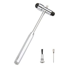 Martillo de Reflejos Neurológico de Doble Cabeza - Instrumento de Percusión Ligero en Aluminio y ABS